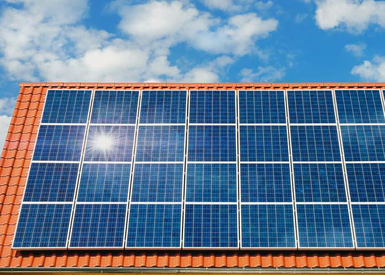 Black 450W 550W 600W Mono PV Panels Half Cell PV Module Silicon Solar Cells 12BB