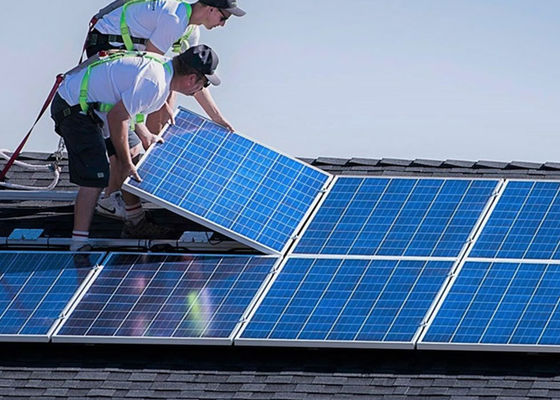 ODM LCD Display Hybrid Solar System Kit On Off Grid Hybrid Solar Panel Power System