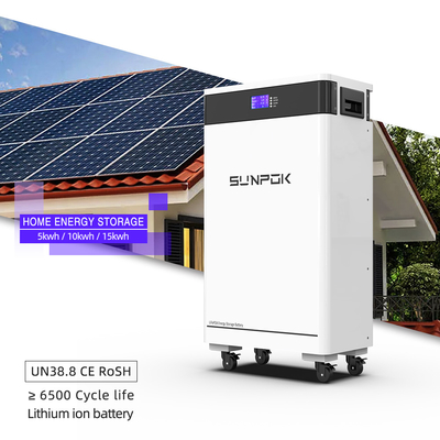 LiFePO4 Pack Energy Storage Battery Wheel Mounted 15kWh 16kWh LiFePO4 Lithium Battery Home Power Supply 51.2V 314Ah