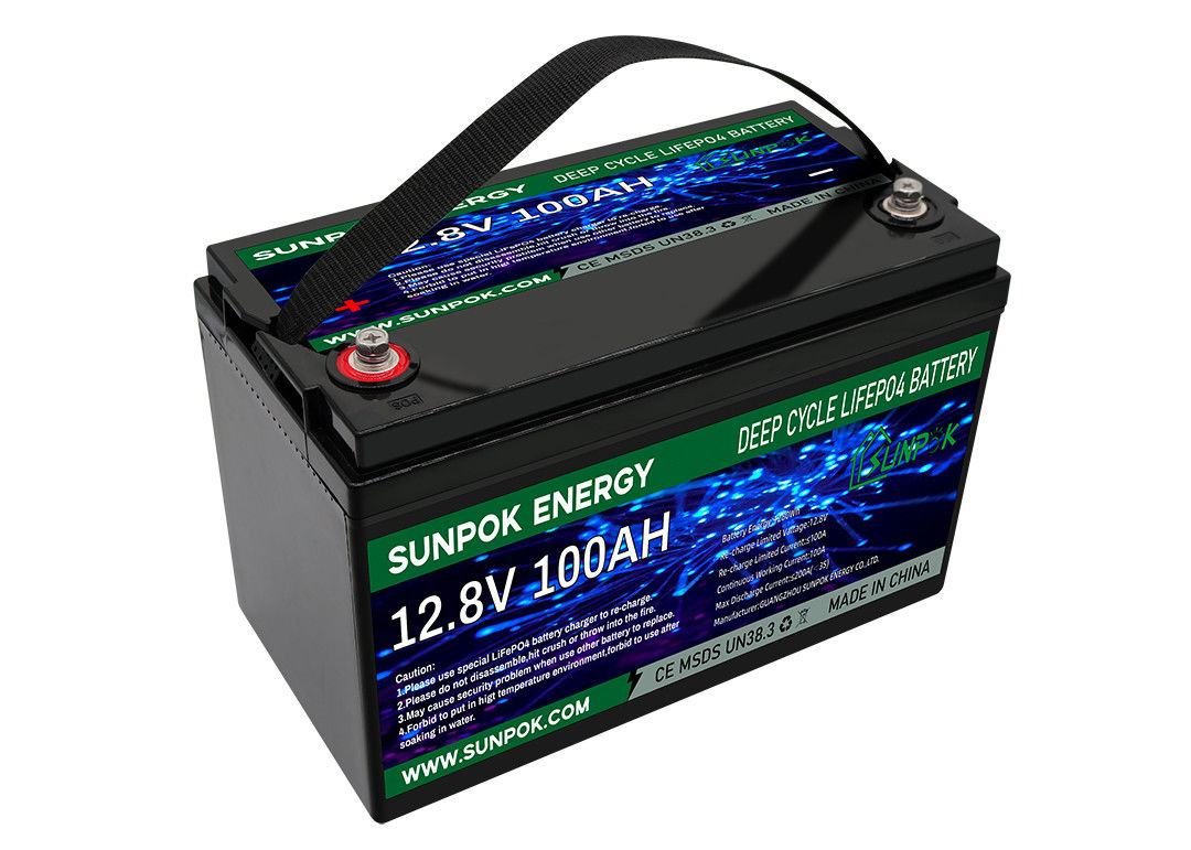 باتری لیتیومی سبک LiFePo4 12V 100Ah چرخه عمیق برای RV با ماژول بلوتوث