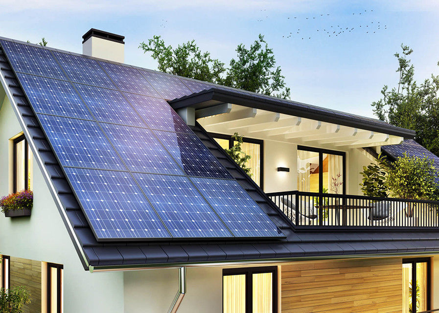 مجموعه کامل 10Kw 15Kw 20KW پانل های خورشیدی سیستم پانل های خورشیدی 5000 W روشن خاموش شبکه خورشیدی