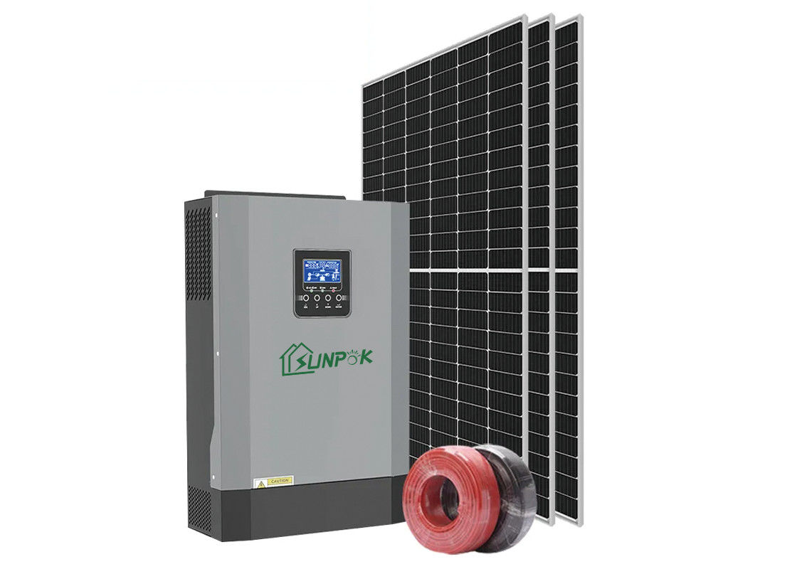 نمایشگر LCD خالص موج سینوسی خاموش گرید اینورتر 48v 6kva 6000es با سوئیچ انتقال