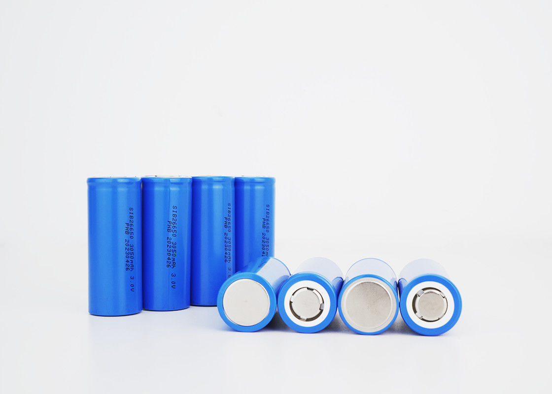 باتری 3.0 ولت 1500 mah 18650 یون سدیم 3000 چرخه برای محصولات الکترونیکی