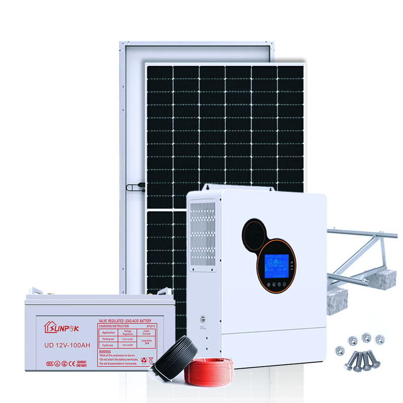 Sunpok 10kw 15kw 20kw off grid power systems solar power ژنراتور خورشیدی 10000w