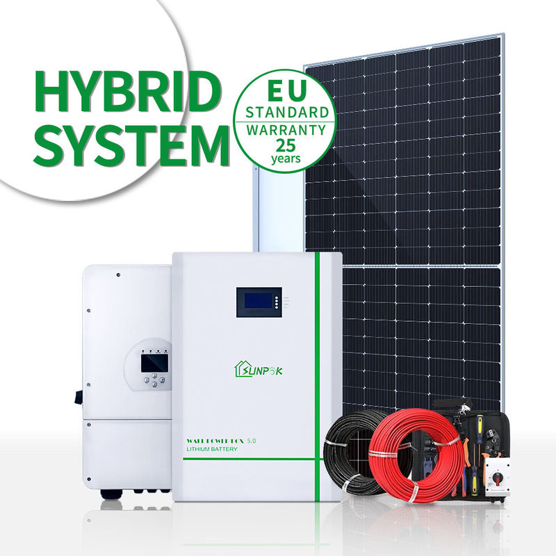 سیستم خورشیدی خانه Sunpok 10kw 30kw 50kw 90kw پانل های خورشیدی خانگی سیستم های برق خورشیدی خانگی