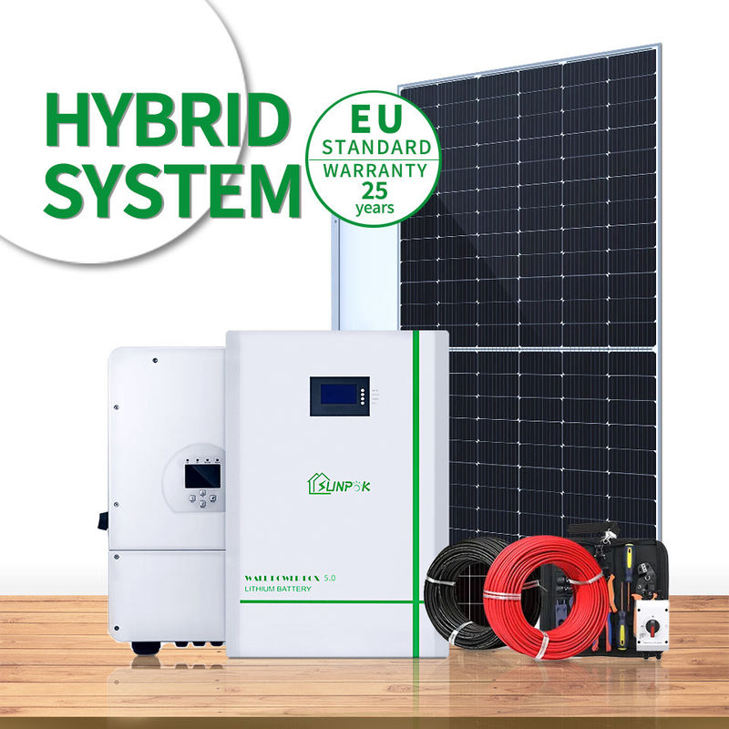 Sunpok 5Kw 10Kw 20Kw سیستم کامل انرژی خورشیدی سیستم برق خورشیدی سیستم گرمایش خورشیدی