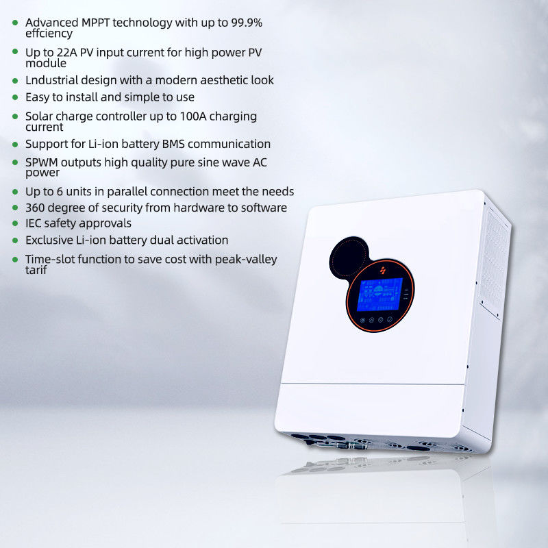 Sunpok Hybrid Power Solar Inverter with 3kw 3000w 24v 48v 5kw 5000w Off Grid Inverter Solar