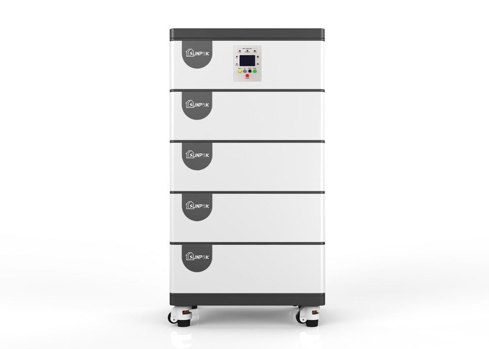 Sunpok All In One سیستم انرژی خورشیدی اینورتر 3 فاز Hybrid Grid Kit 5KW 10KW 15KW سیستم انرژی پنل خورشیدی