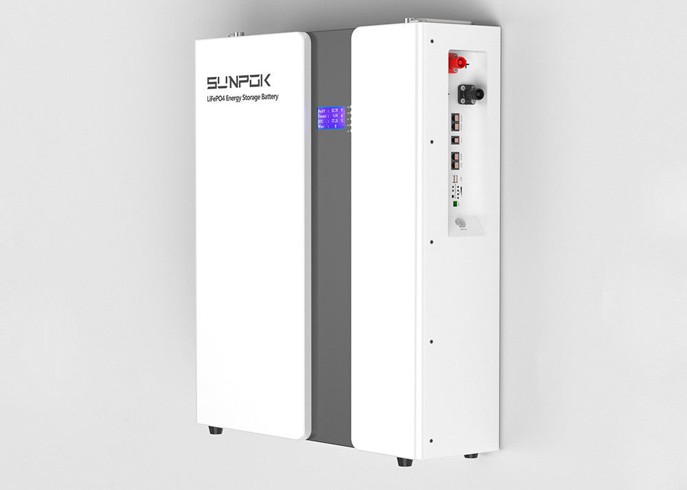 سیستم های ذخیره سازی برق خانگی سفید 48 ولت 100 آمپر 200 آمپر 5kwh 10kwh 20kwh بانک باتری لی یون