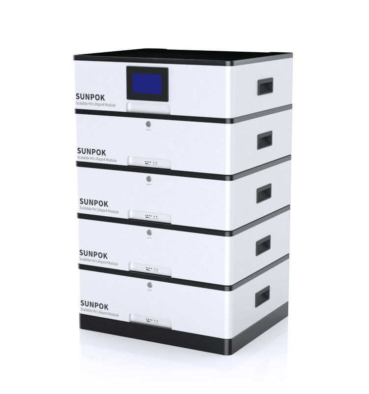 باطری با ولتاژ بالا 5kwh/10kwh/20kwh Ess نوع تقسیم با سیستم خارج از شبکه