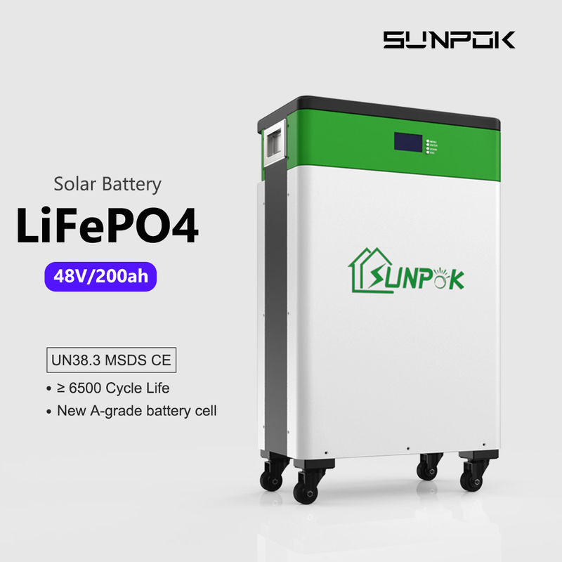 طراحی جدید دیوار برق 5kW Lifepo4 48v 200ah دیوار 10kwh باتری لیتیوم خانگی 51.2v باتری خورشیدی