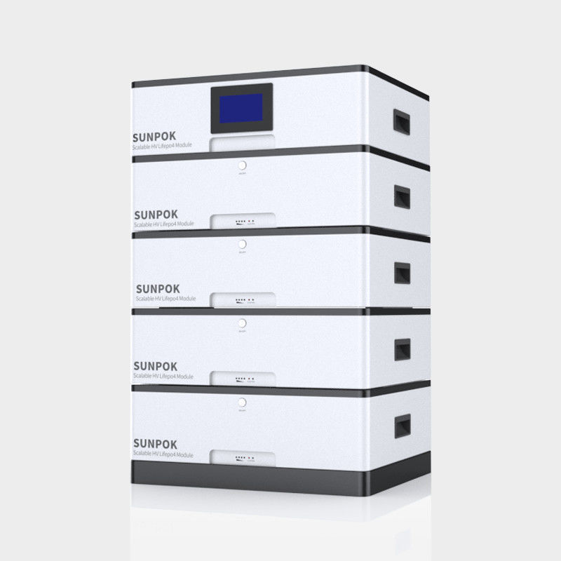 باتری ذخیره سازی انرژی ماژولار قابل جمع آوری 48V 10kwh 20kwh 400Ah باتری خانه ولتاژ بالا
