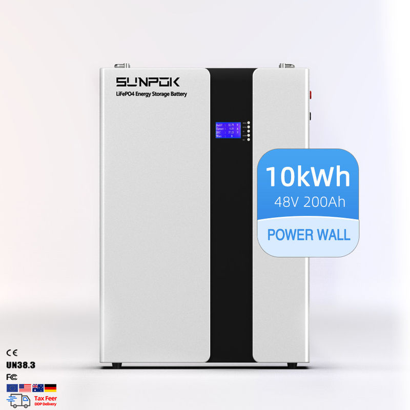 10KWH لیتیوم قدرت دیوار 48V 200AH باتری قدرت دیوار تسلا برای سیستم ذخیره سازی خورشیدی