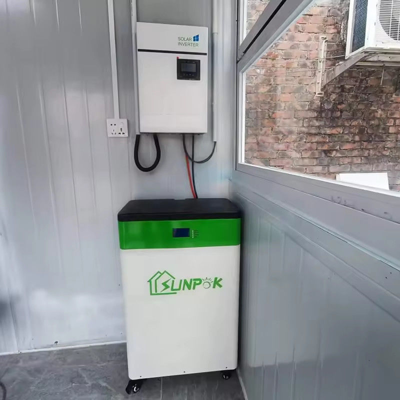 چرخه عمیق LiFePO4 باتری لیتیوم یون خورشیدی 10kwh 48v 200ah سیستم انرژی خورشیدی خانگی