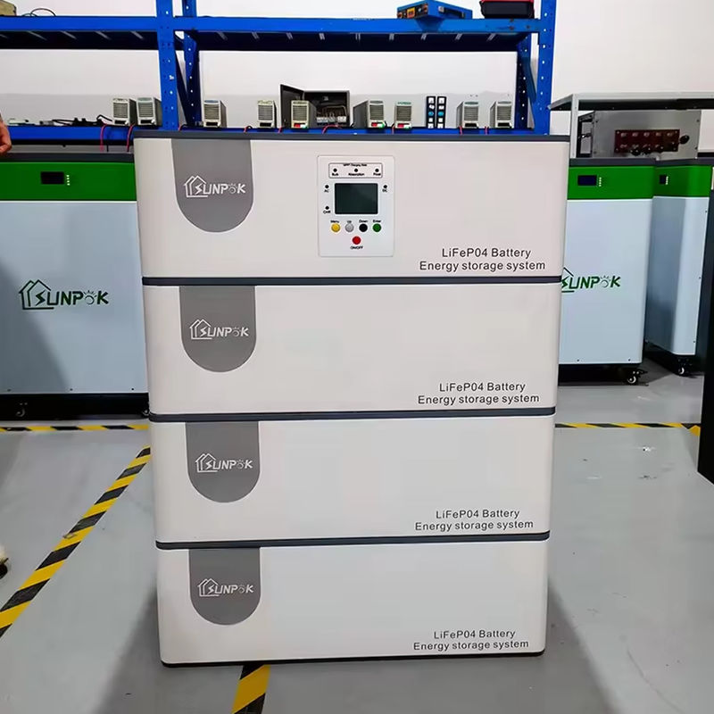 باتری لیتیوم یون متناوب ولتاژ بالا 51.2v 400AH 20KWH باتری یکپارچه ذخیره انرژی خانگی