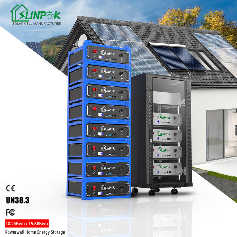 باتری راک سیستم ذخیره انرژی خانگی Lifepo4 باتری با بلوتوث 48V 200AH 10kwh