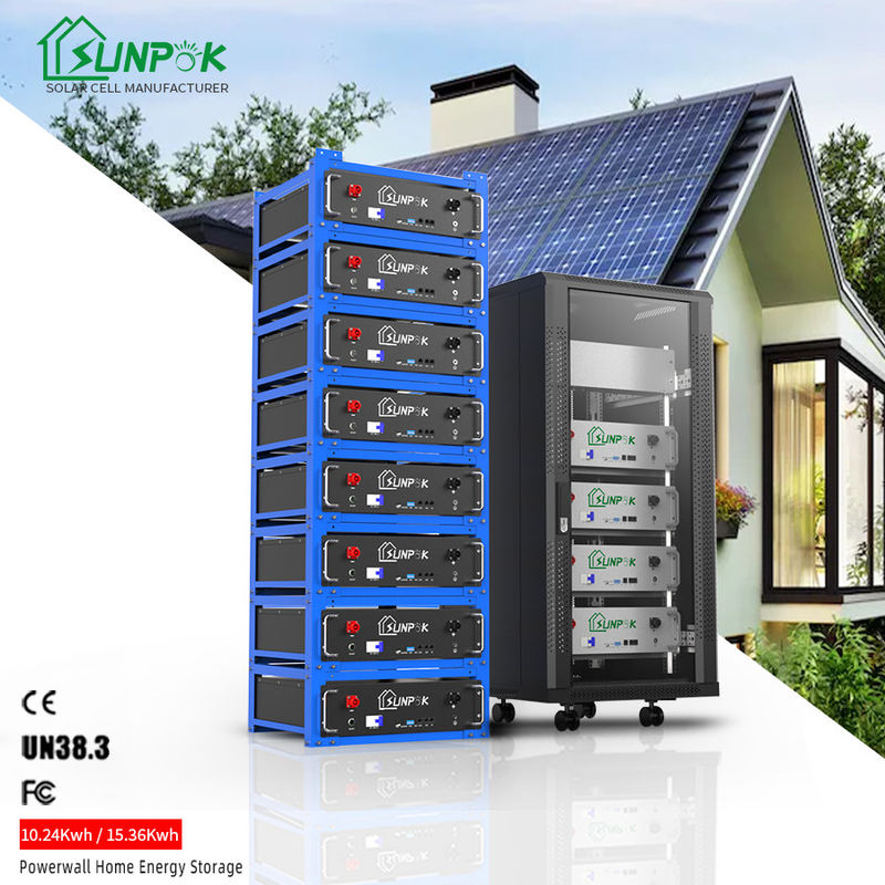 Lifepo4 باتری خورشیدی لیتیوم 10kWh 20kWh 30kWh سیستم ذخیره سازی انرژی خانه نصب شده