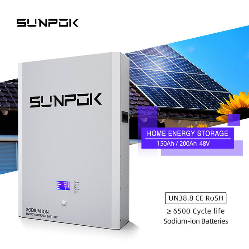 سیستم ذخیره سازی باتری یون سدیم 48 ولت نصب روی دیوار 100ah 150ah 200ah 5kwh 10kwh 20kwh