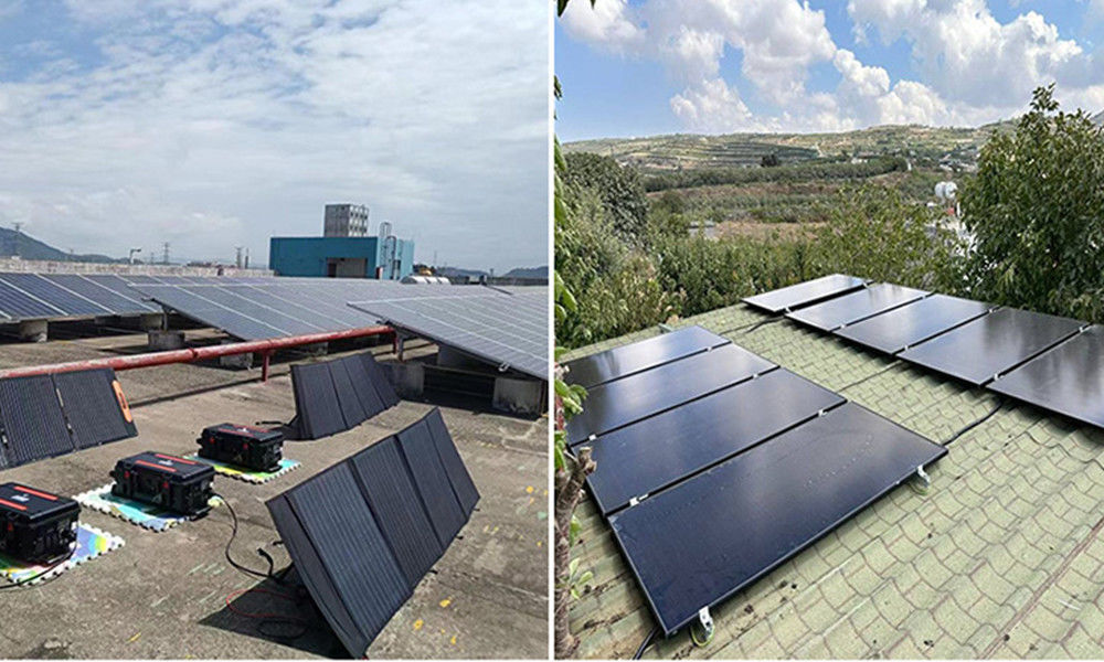 سیستم انرژی خورشیدی از شبکه با باتری لیتیوم 48 ولت 3kw 8kw 10 Kw کیت سیستم انرژی خورشیدی