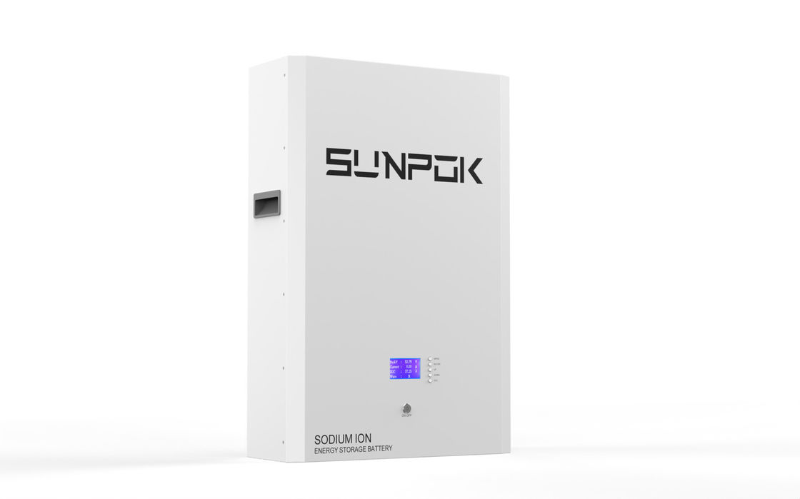 باتری یون سدیم 48 ولت نصب شده روی دیوار 100ah 150ah 200ah 5kwh 10kwh سیستم ذخیره سازی 20kwh