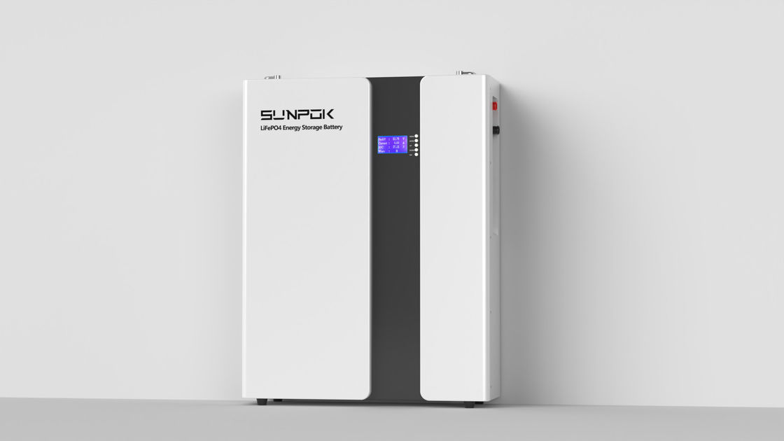 5kWh 100Ah 51.2V 48V 10kWh Powerwall Lifepo4 لیتیوم یون باتری خورشیدی دیواری نصب شده سیستم ذخیره سازی انرژی خانگی