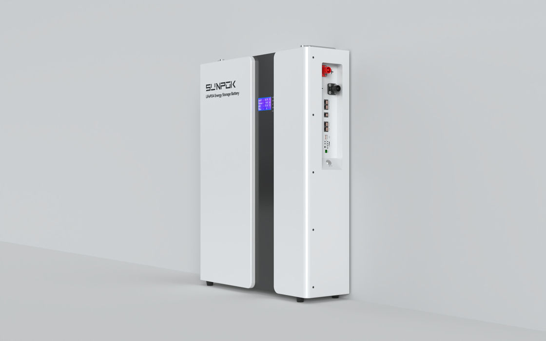 انبار سونپاک آمریکا باتری لیتیوم یون 48 ولت 10KWH 51.2 ولت 200 آواست سیستم خورشیدی دیوار