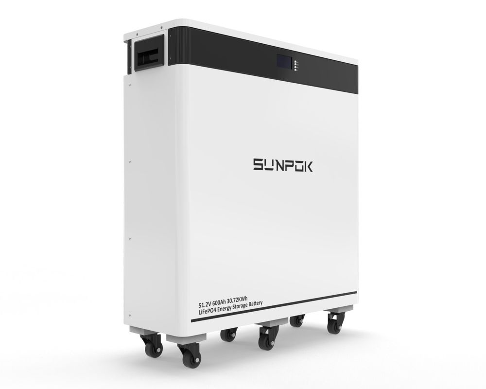 30Kwh لیتیوم 48V خانه باتری ذخیره انرژی سیستم 51.2V 600Ah 30Kwh باتری خورشیدی Lifepo4 با BMS