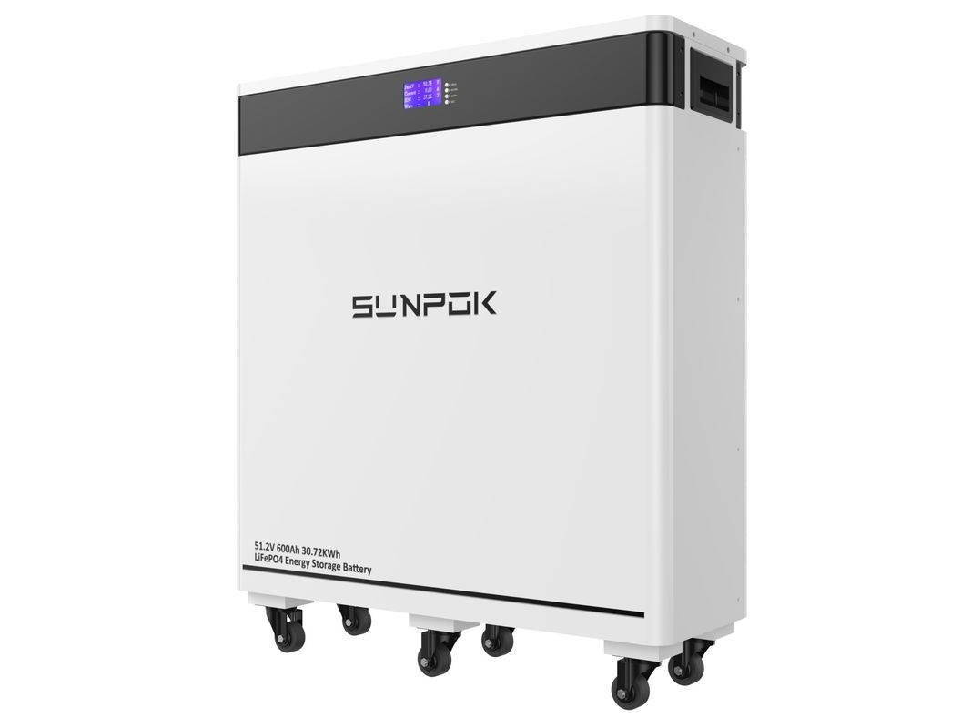 2025 NEW 30KW Deep Cycles 600AH Moveable Floor Mounted LiFePO4 51.2V Lithium Ion Battery Pack Home Energy Storage