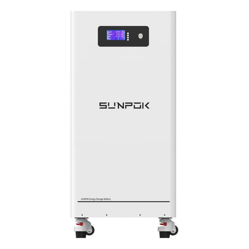 15kwh خانه سیستم انرژی خورشیدی 51.2V 300Ah LiFePO4 باتری لیتیوم بسته باتری ذخیره انرژی