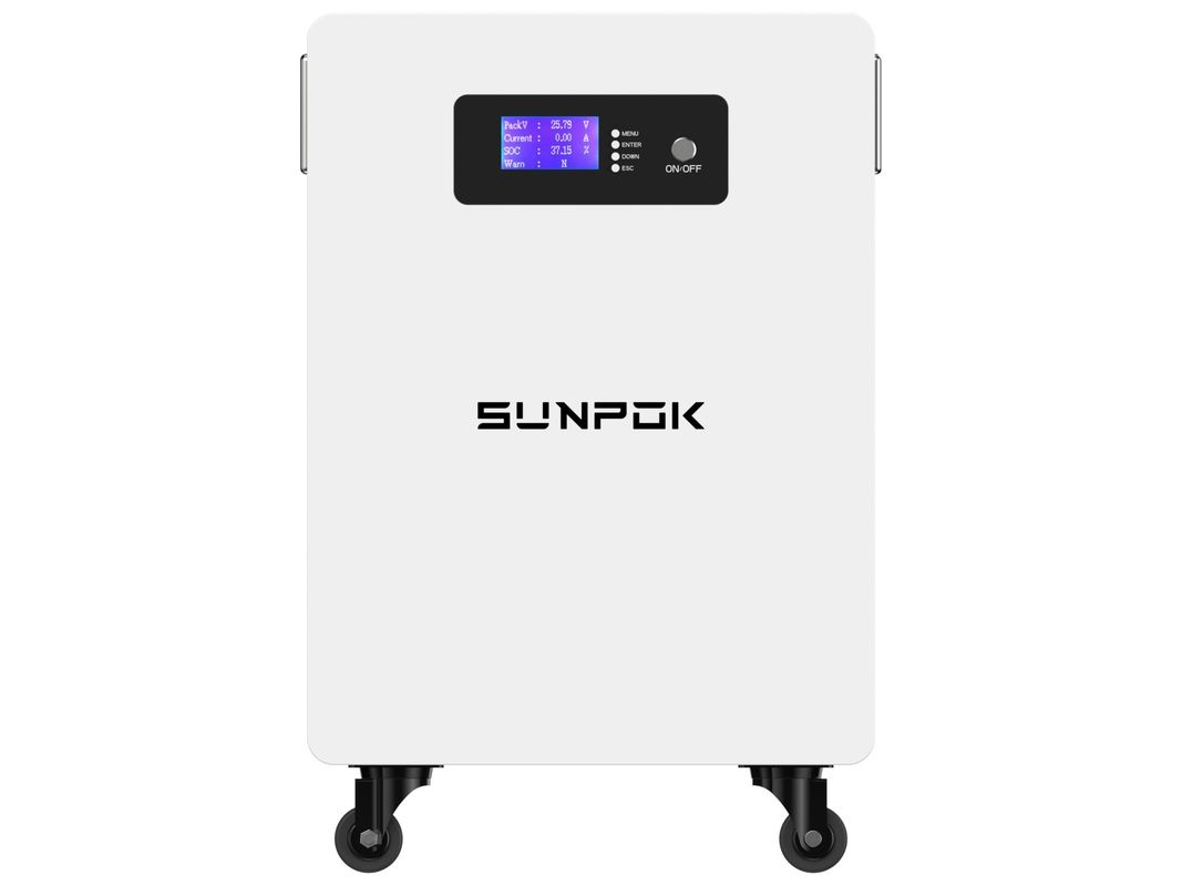 25.6V 300Ah 7kWh باتری لیتیوم دیواری باتری انرژی خورشیدی LiFePO4 برای خانه