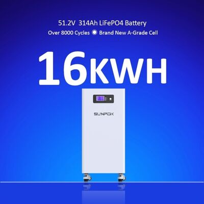51.2V 280AH 14.3KWH Home Solar Storage System with 48V 280Ah LiFePO4 Lithium Ion Battery Pack