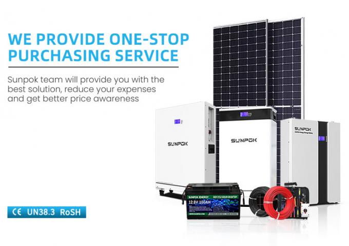 15kwh خانه سیستم انرژی خورشیدی 51.2V 300Ah LiFePO4 باتری لیتیوم بسته باتری ذخیره انرژی 5